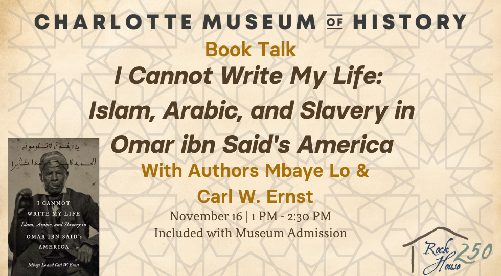 Book Talk: "I Cannot Write My Life"